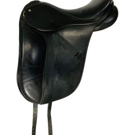 17 Inch Used JES Ride International Dressage Saddle