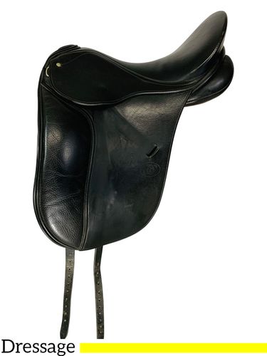 17 Inch Used JES Ride International Dressage Saddle