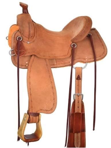 Circle Y Comal Hard Seat All Around Saddle 2727
